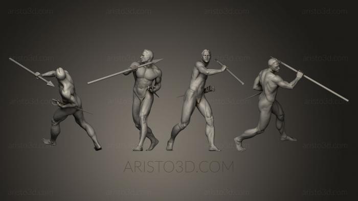 Figurines of people (STKH_0073) 3D model for CNC machine